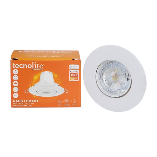 Lámpara De Techo LED Blanco Wi Fi 5W Alexa Tecnolite Connect