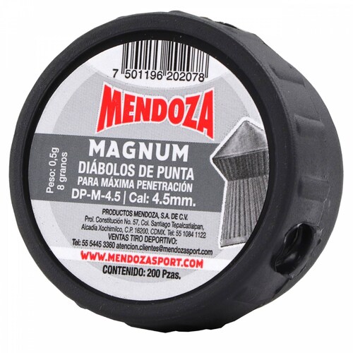 Diabolo Despachador Magnum Cal 4 5 200 Piezas Mendoza