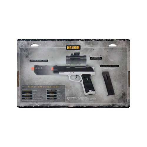 Pistola Deportiva Táctica Airsoft Mira 6mm 14 Tiros Mendoza