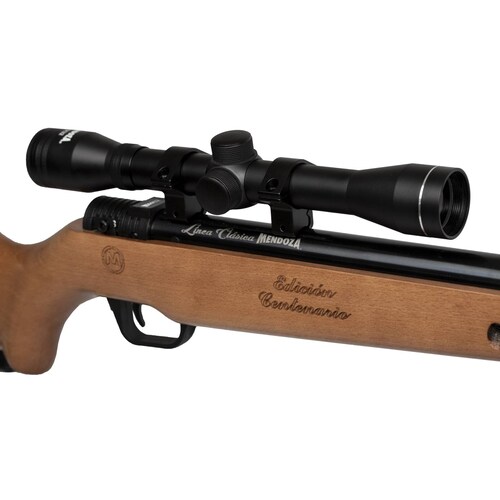 Rifle De Diabolos Centenario Barniz Cal  5 5 Mira 4x Mendoza