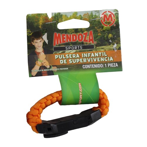 Pulsera De Supervivencia Infantil MC 026 naranja Mendoza
