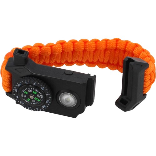Pulsera De Supervivencia Infantil MC 026 naranja Mendoza