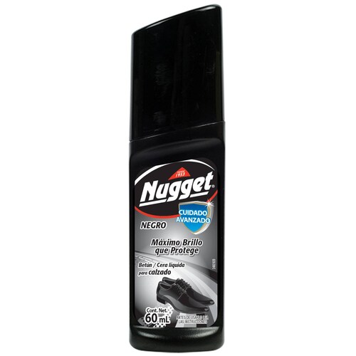 Limpiador Abrillantador Calzado Color Negro 60 ML Nugget