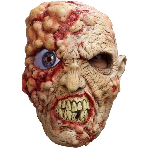Máscara de Halloween Zombie Ojo Loco Látex Horror