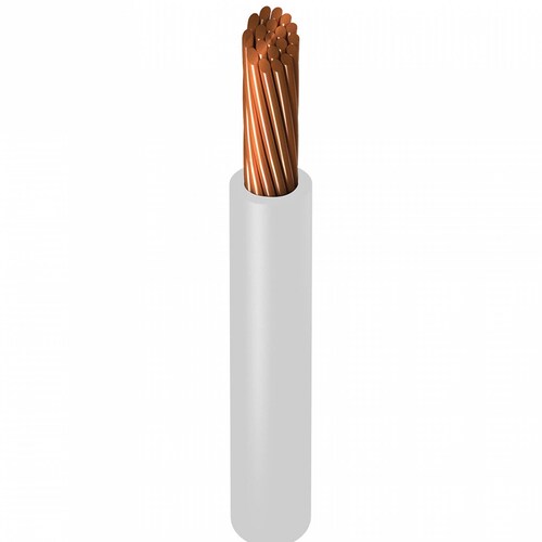 Rollo Cable Eléctrico THHW Cal 6 Blanco 100 Metros Argos