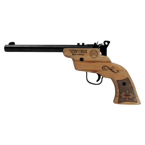 Pistola De Diabolos Western Cañon Largo Cal  4 5 Mendoza