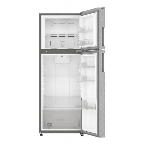 Refrigerador Acros At1330d Acero Inox Con Freezer 364l 115v