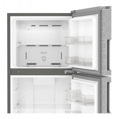 Refrigerador Acros At1330d Acero Inox Con Freezer 364l 115v