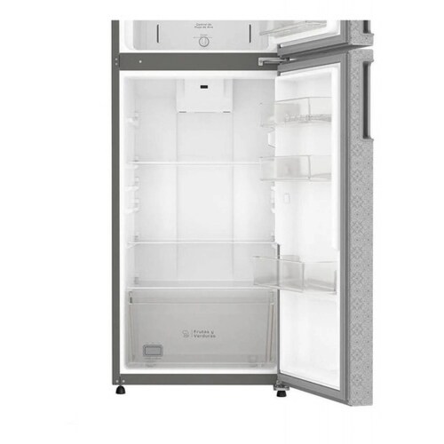 Refrigerador Acros At1330d Acero Inox Con Freezer 364l 115v