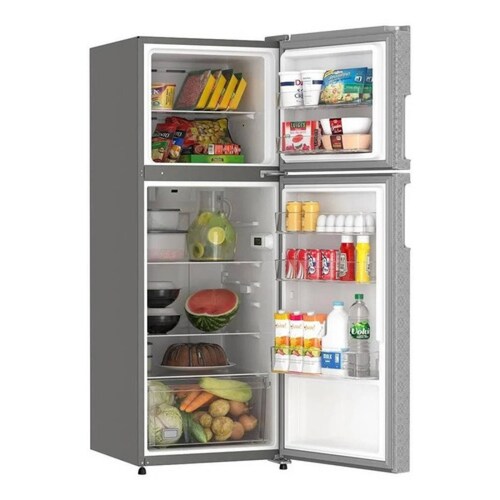 Refrigerador Acros At1330d Acero Inox Con Freezer 364l 115v