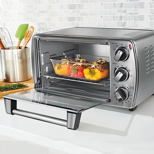 Horno Eléctrico de Mesa 21L TSSTTVCG05 Gris Oster 120v