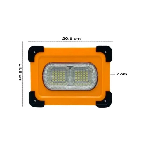 Reflector Led Portátil Recargable C Panel Solar 10180 Adir