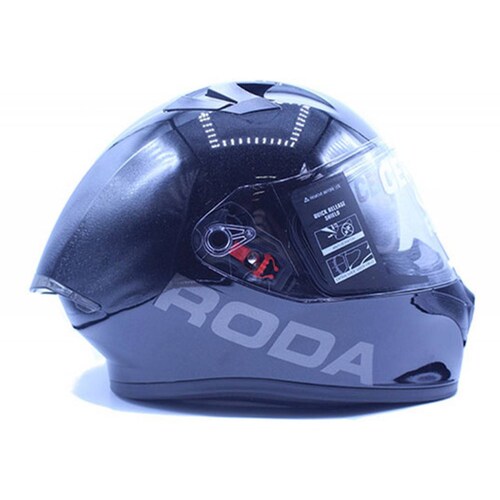 Casco Integral Cerrado Para Moto Abs Roda Course Xl Negro