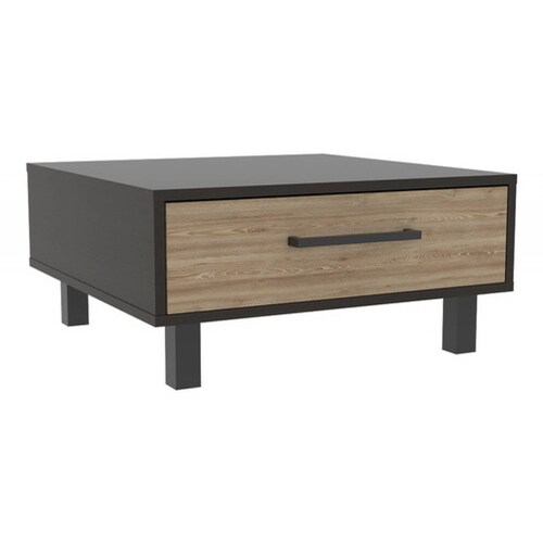 Mesa De Centro C puerta Melamina 15mm Diecsa Kaia Chocolate