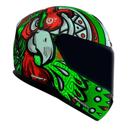 Casco Shaft Integral Mucho Poder Sh542 gt Xl Verde Abs Eps