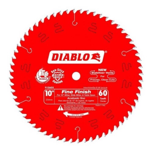 Disco Sierra Para Madera Y Metal 10  D1060x Diablo