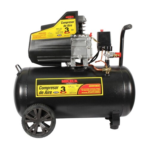 Compresor de Aire Manómetro 3 HP 50 Litros 1700 W Mikels