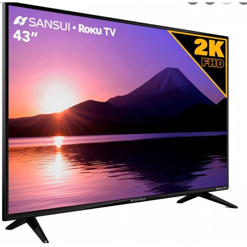 Pantalla de 43  FHD Smart TV Roku Marca Sansui