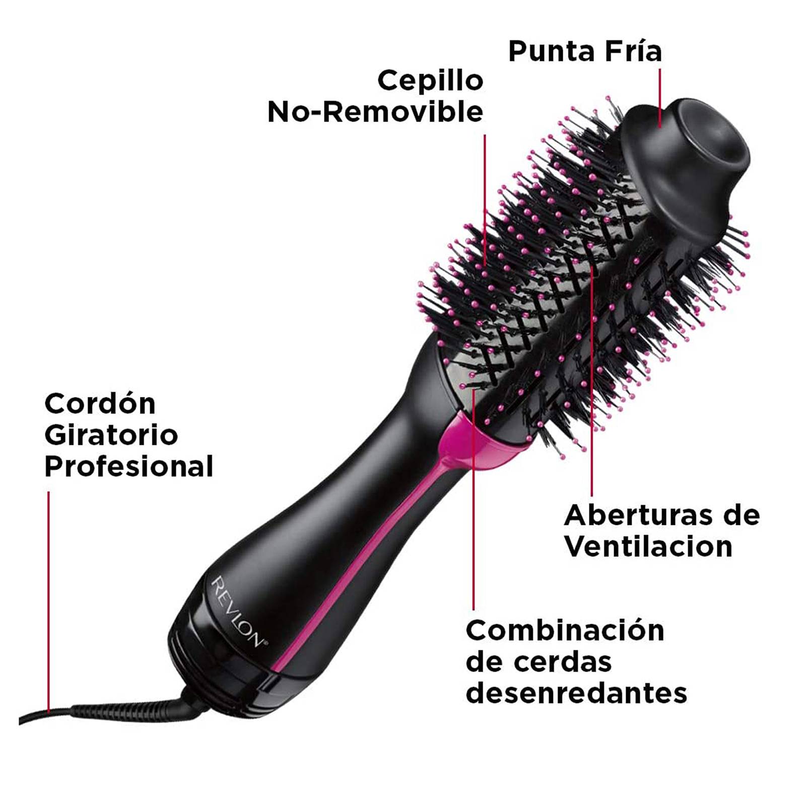 Cepillo revlon one step 2025 secador y voluminizador sears