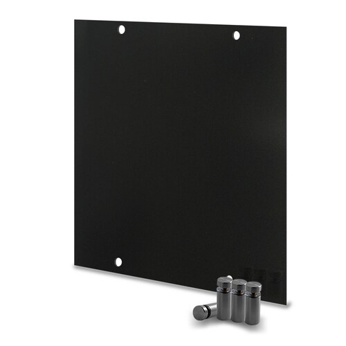 Calefactor de Panel infrarrojo en Aluminio para Techo, Ontario Wave Black Cloud de 450W 59x59cm, Mod: 381CaSol-TN