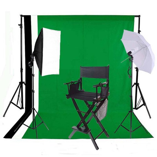 Silla Director Kit Foto 2 Maquillaje Profesional Estudio Fotografico.