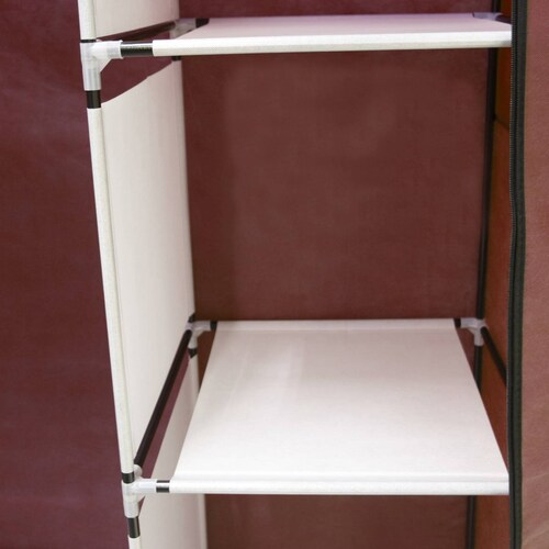 Closet Organizador Ropa Armario Zapatera Entrepaños Cafe