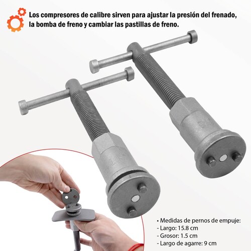  Calibrador de Frenos Opresor Piston para Frenos y Balatas  Automotriz Gutstark