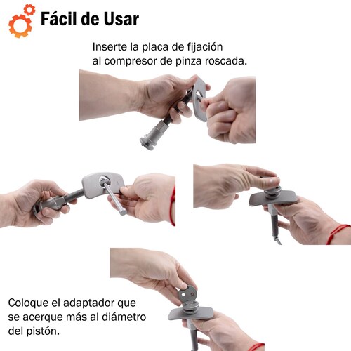  Calibrador de Frenos Opresor Piston para Frenos y Balatas  Automotriz Gutstark