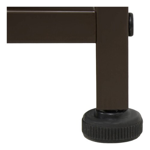 Mueble Organizador Comoda Metal 5 Cajoneras Tela Café Houzer