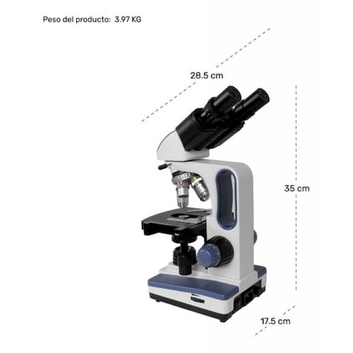 Microscopio Binocular Acromatico 10x-100x Profesional
