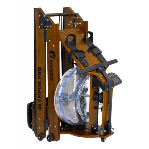 Maquina De Remo Agua Plegable Cuerpo Madera Crossfit Centurfit