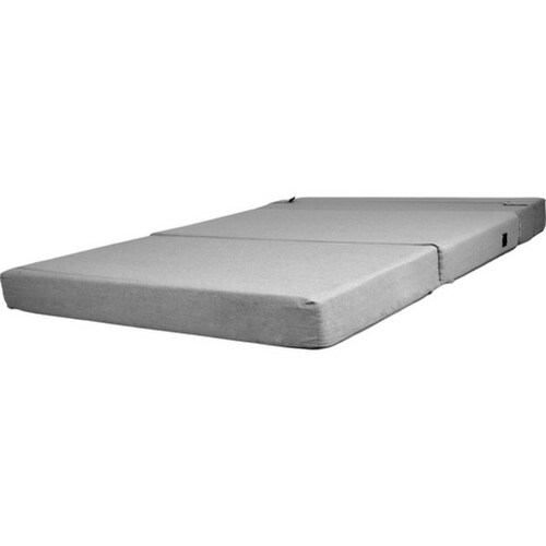 Sofa Cama Futon Plegable Modular Sala Mueble 3 En 1 Gris