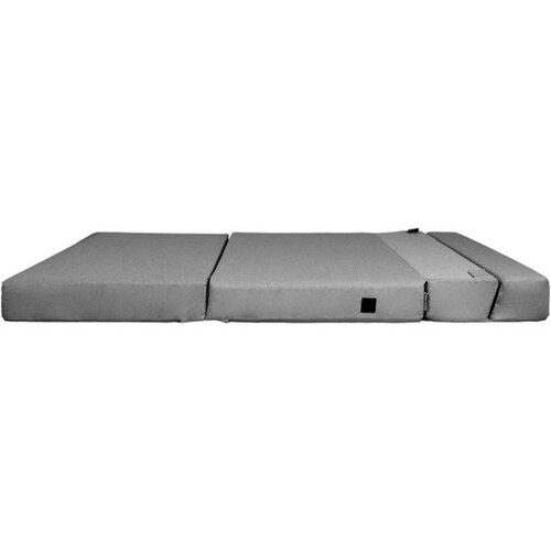 Sofa Cama Futon Plegable Modular Sala Mueble 3 En 1 Gris