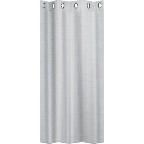 Cortinas Blackout Largas Tejida Hogar 275x216cm 2 Piezas Natural