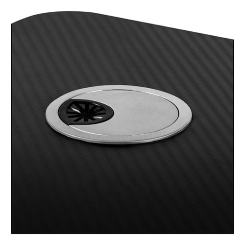 Escritorio Gamer Acero Mesa Mdf Portavasos Soporte Audifonos