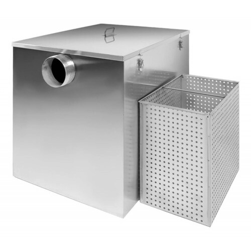 Trampa Grasa Industrial Restaurantes Acero Inoxidable 45kg