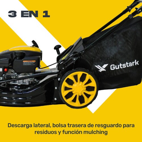 Podadora Cesped Gasolina 21p 3en1 7 Velocidades 6.5hp 170cc.