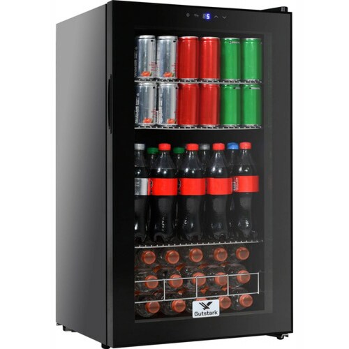 Frigobar Mini Refrigerador 115 Latas Vidrio Templado