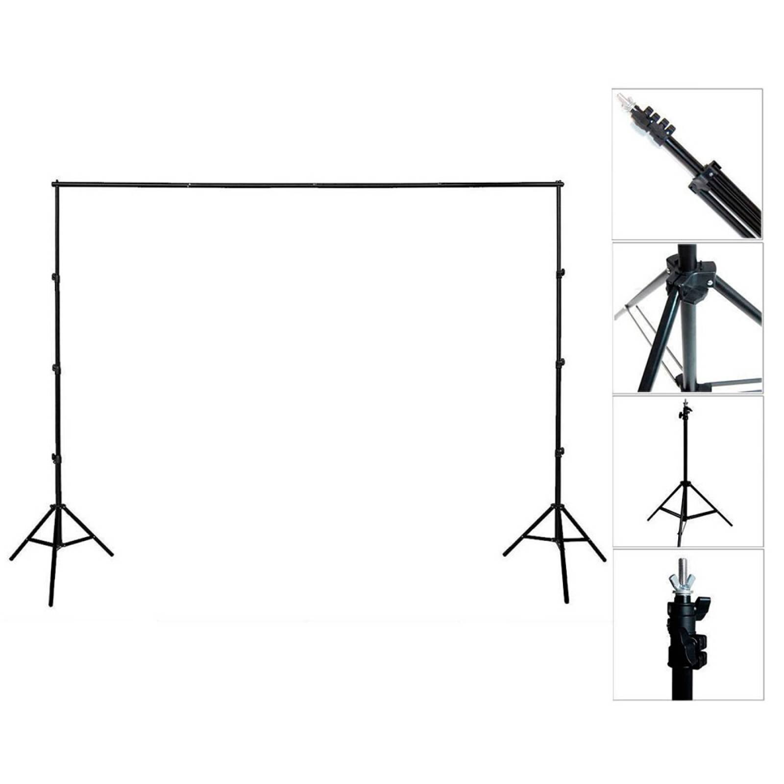 Kit foto estudio fotografico luz fondos sombrillas fotografia set - Sears