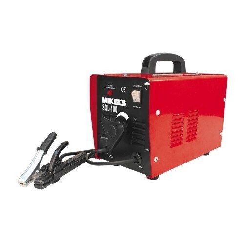 Soldadora De Arco Electrico Mikels 100 A Con Careta Incluida