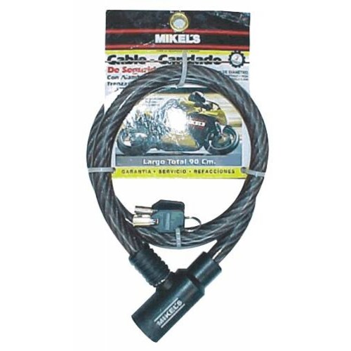 Cable Candado Flexible Llave Redonda 90 Cm Maxima Seguridad