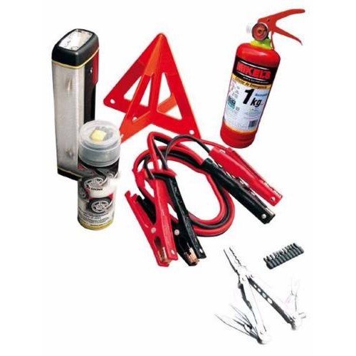 Kit Emergencia Automotriz Vial Mikels C/estuche Modelo Kea-8