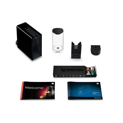 Cafetera Nespresso Essenza Mini Black Bundle