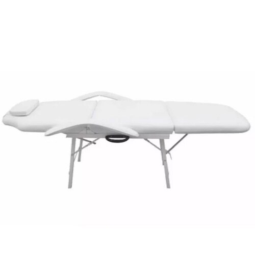 Silla Facial Reclinable Cama Tatuaje Fisioterapia Sillon Spa Blanca