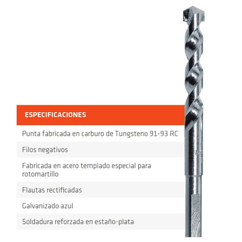 Broca Para Concreto MED. 5/8 x 12 TRIUMPH 38014