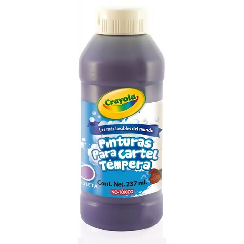 Pintura Color Violeta / Morado 237 Ml  Tempera Crayola