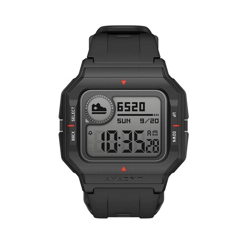 Amazfit Neo Smart Watch Reloj Inteligente 28 Días Batería 5 ATM Sensor  Seguimiento Biológico Frecuencia Cardíaca iOS & Android (Negro) :  : Electrónica
