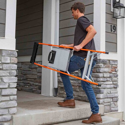 Escalera de Fibra de Vidrio 4' Tipo I Quick-N-Lite Little Giant 15354-001.