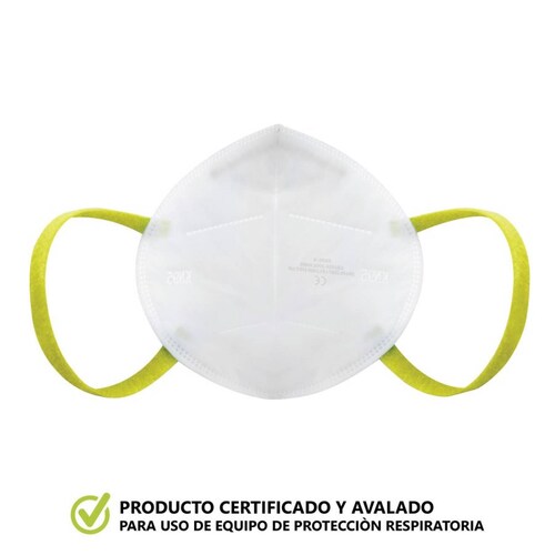Cubrebocas Kn95 Paquete 10 Piezas Desechable Uso Personal Certificado para Protección Respiratoria