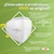Cubrebocas Kn95 Paquete 20 Piezas Desechable Uso Personal Certificado para Protección Respiratoria